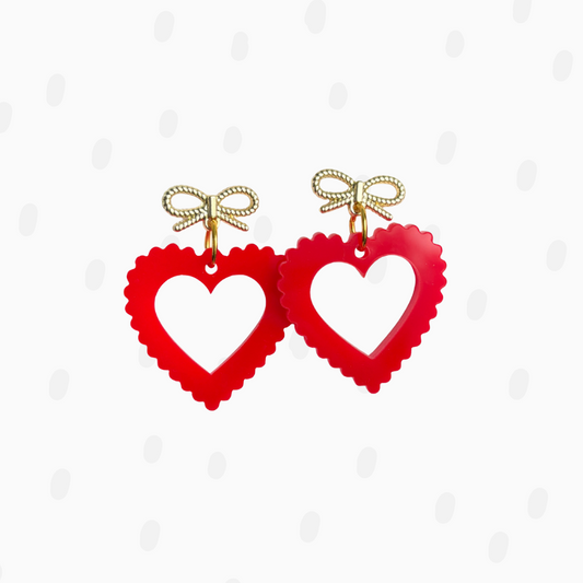All My Love  - Acrylic Earrings