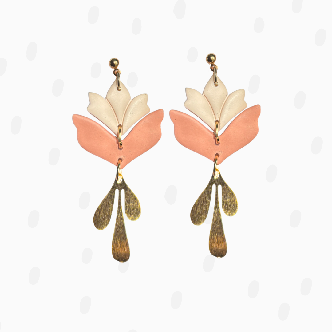 Golden Hour Florals - Polymer Clay