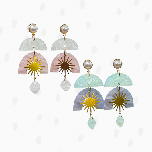 Solar Flare Acrylic Dangle