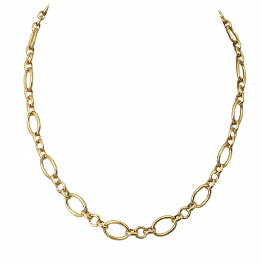 14K Gold Plated Chunky Necklace