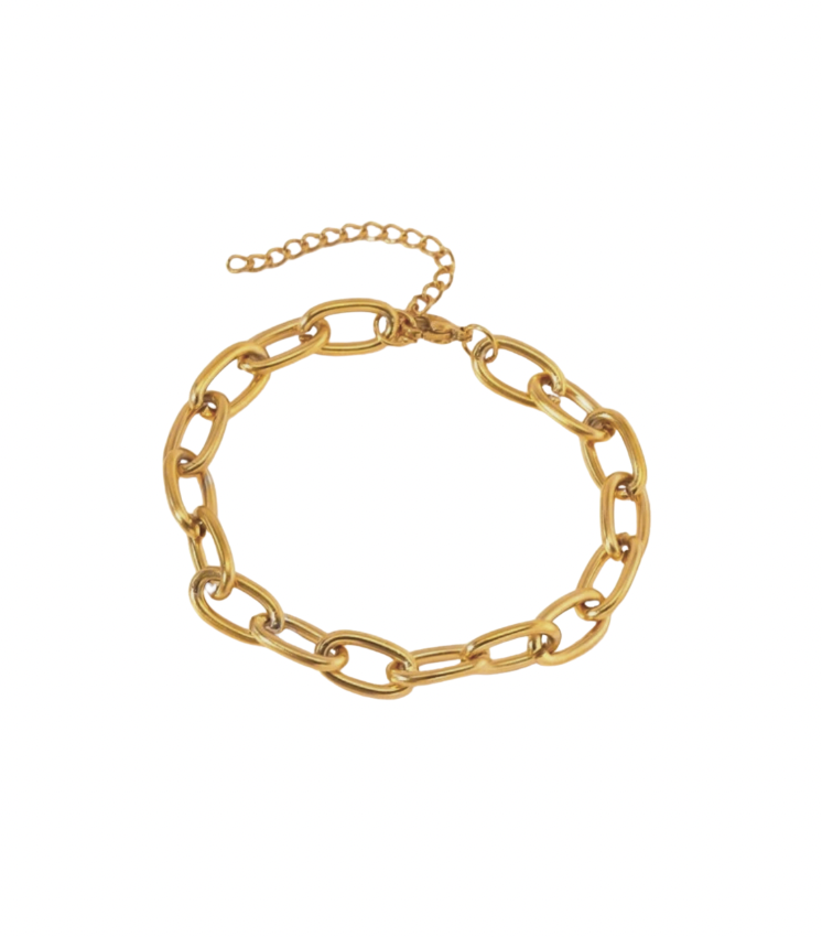 18K Gold Plated Chunky Bracelet