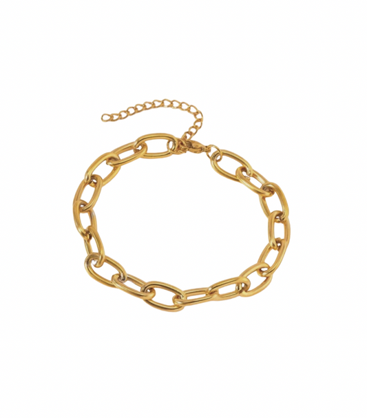 18K Gold Plated Chunky Bracelet
