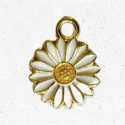 Enamel Daisy Charm 2