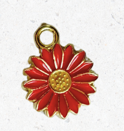 Enamel Daisy Charm 2