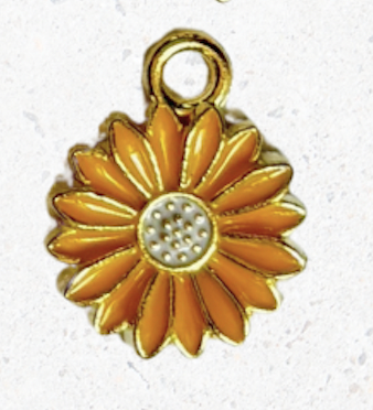 Enamel Daisy Charm 2