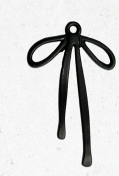Matte Bow Charm