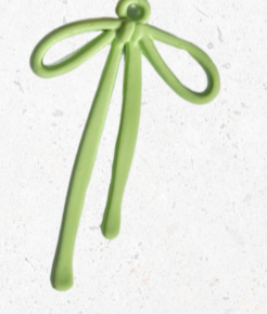 Matte Bow Charm