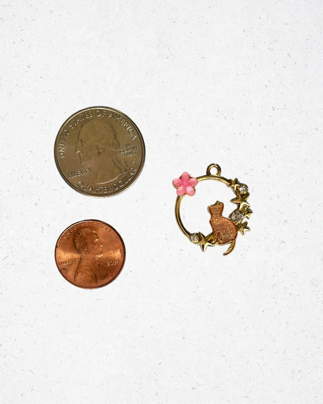 Cat on the Moon Pendant