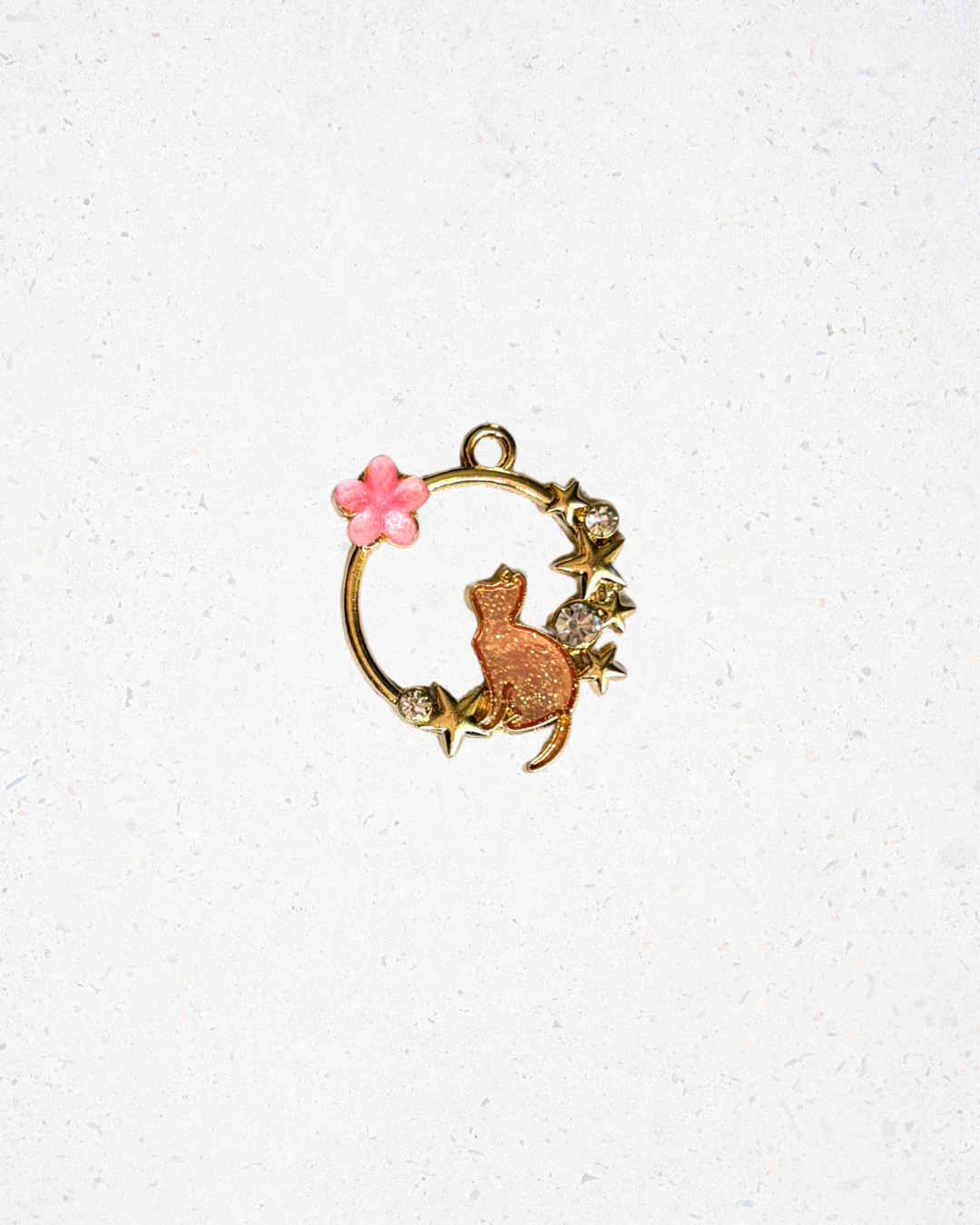Cat on the Moon Pendant
