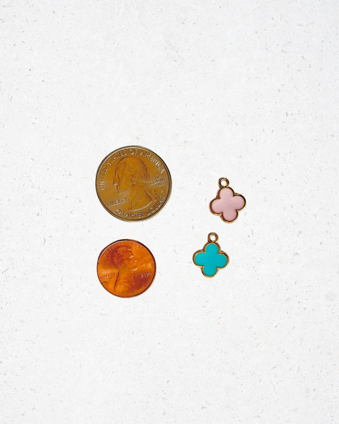 Enamel Clover Charm