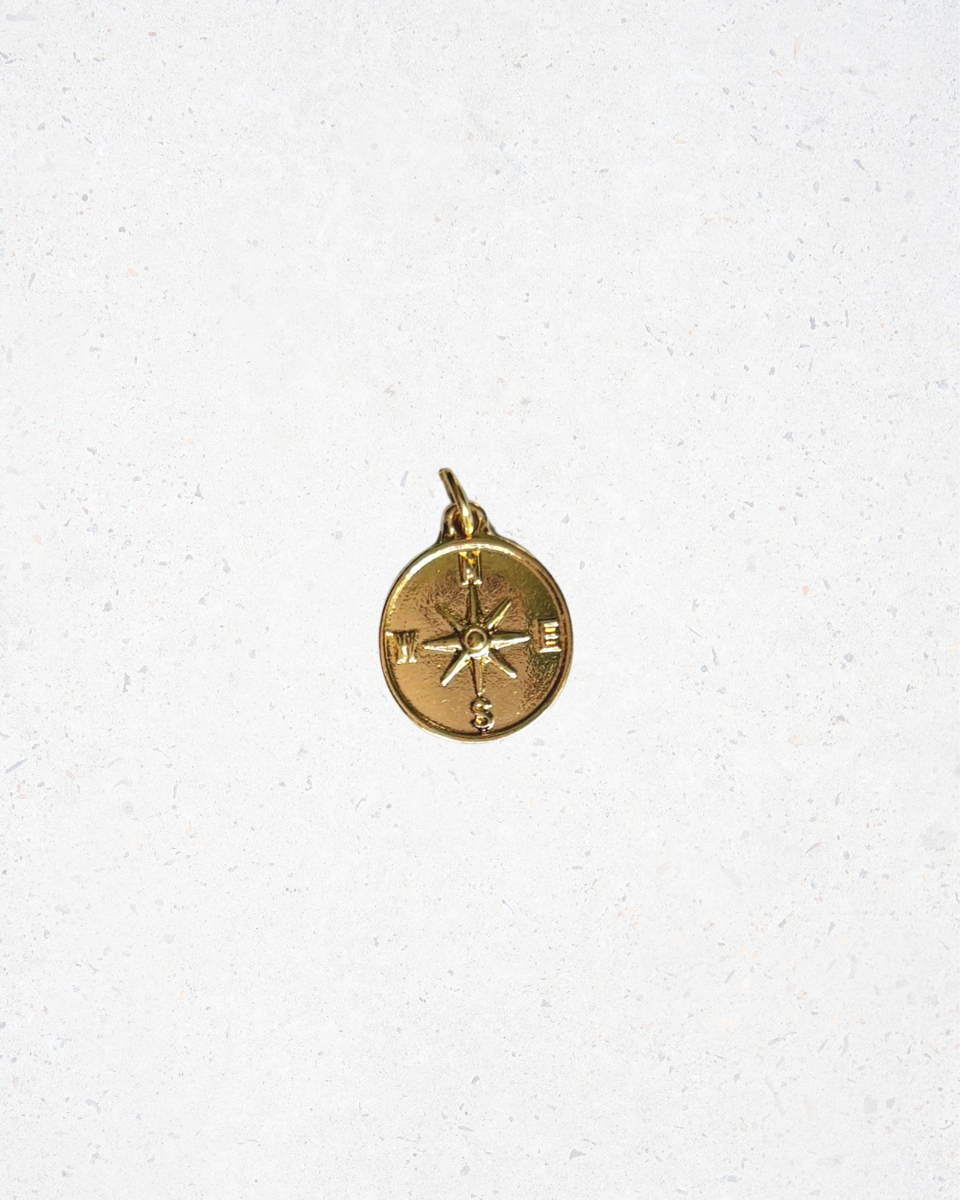 Brass Compass Charm
