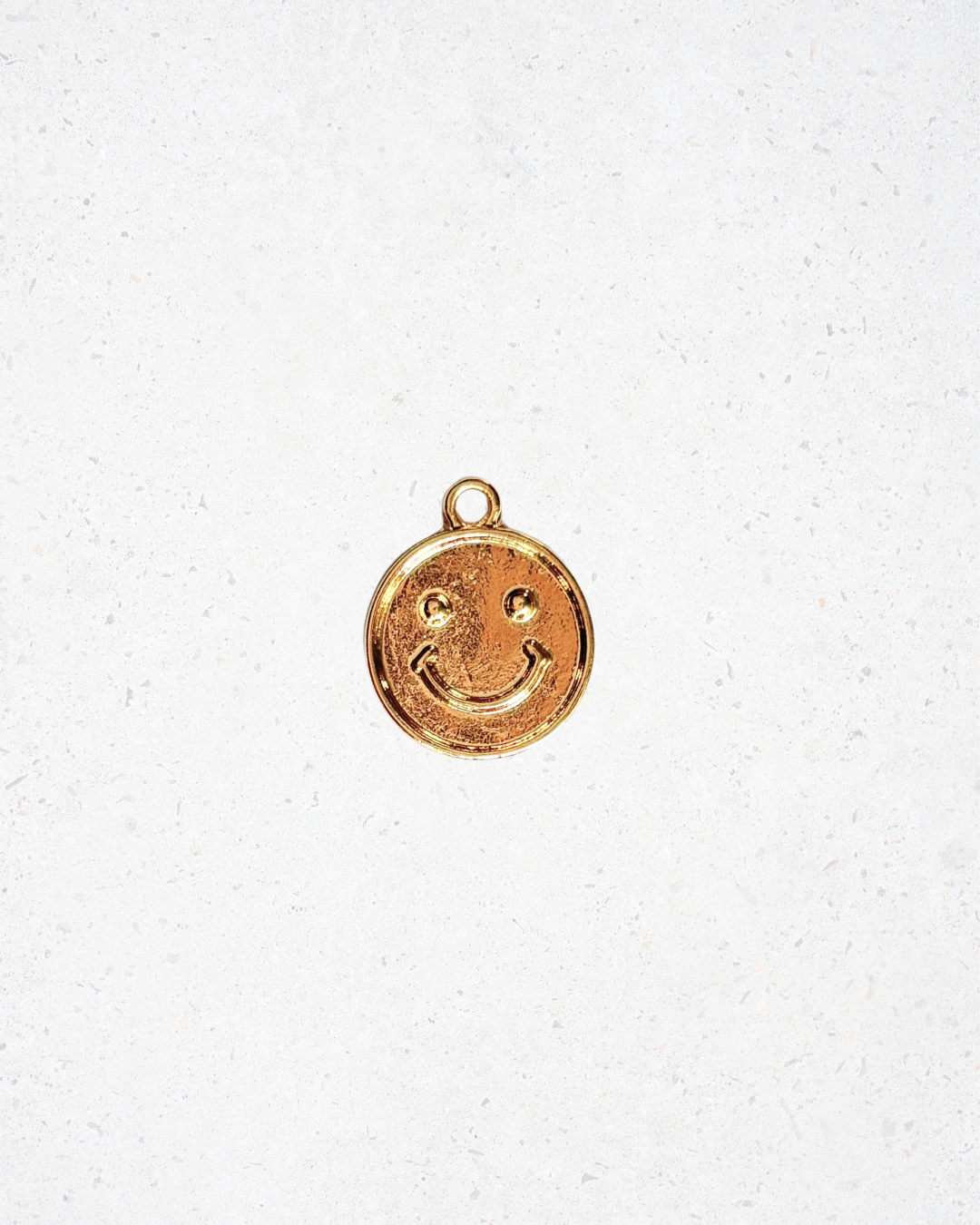 Brass Smiley Charm