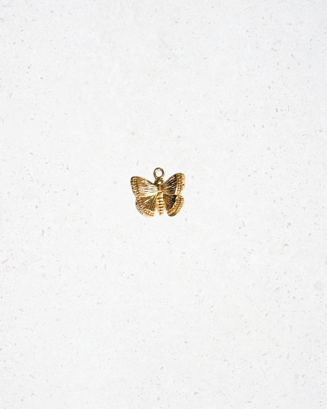 18K Gold Plated Mini Butterfly Charm