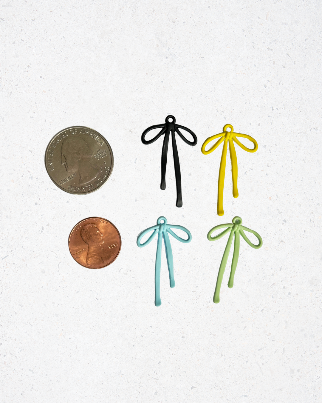 Matte Bow Charm
