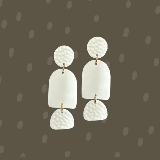 Large Textured Basic - Polymer Clay