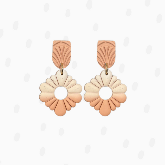 Desert Ombre Dangle - Polymer Clay