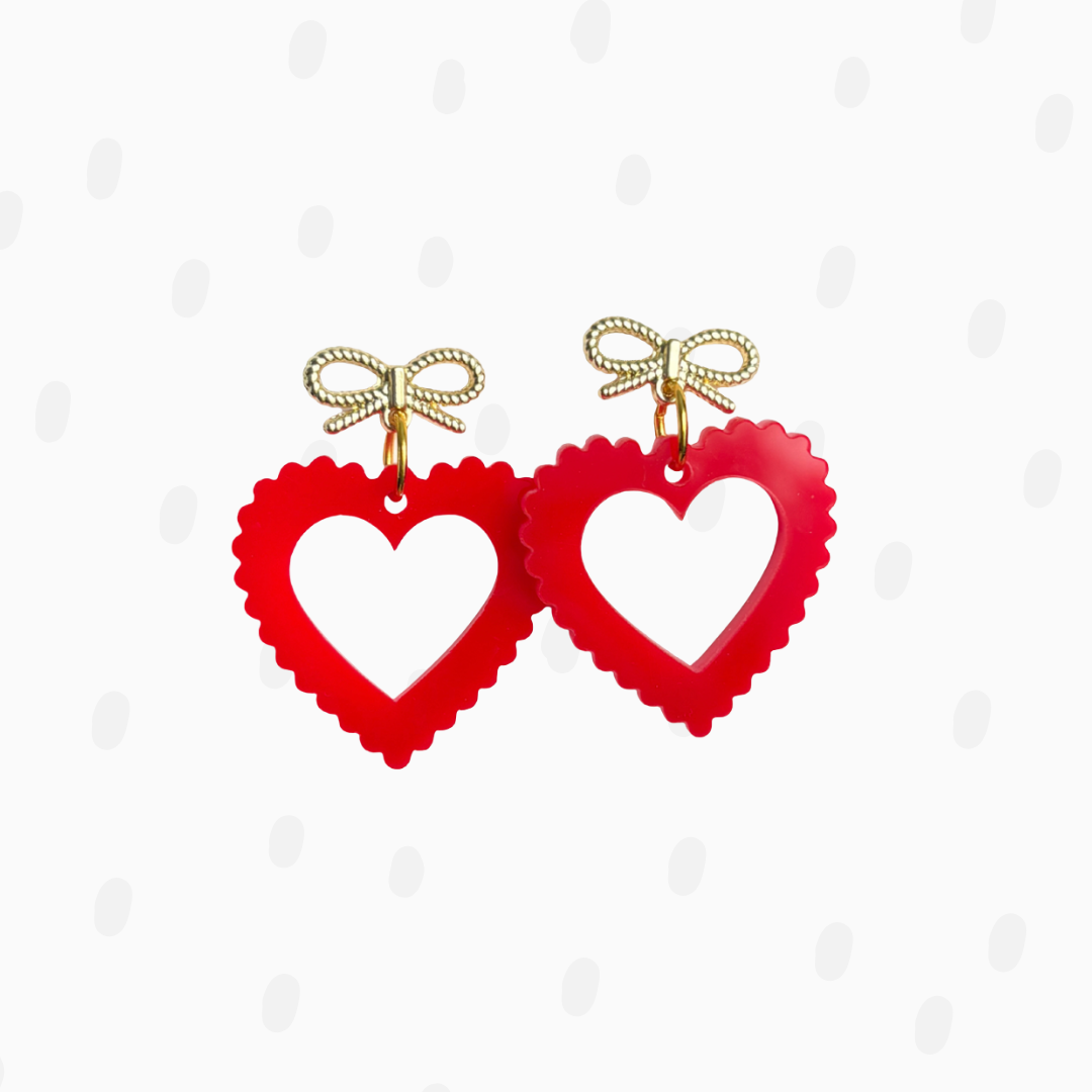 All My Love  - Acrylic Earrings