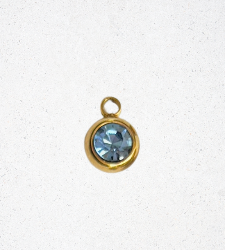Gemstone Bezel Charm