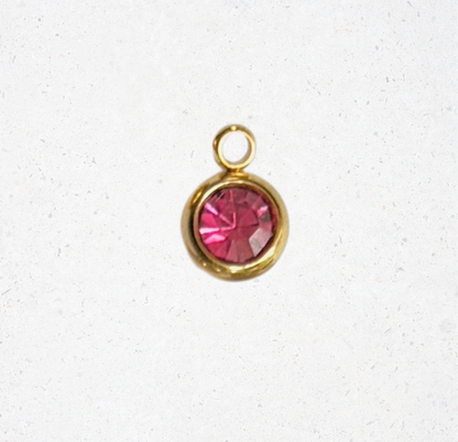 Gemstone Bezel Charm
