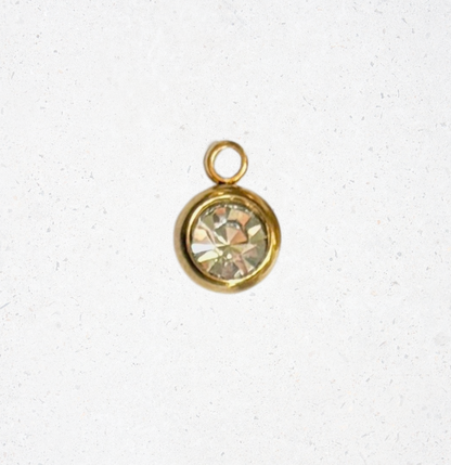 Gemstone Bezel Charm