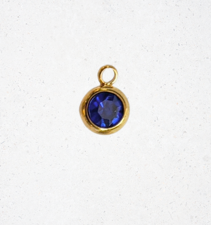 Gemstone Bezel Charm