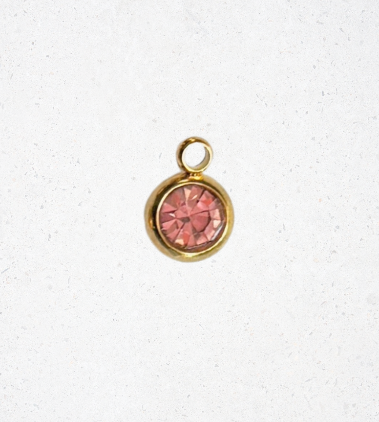 Gemstone Bezel Charm