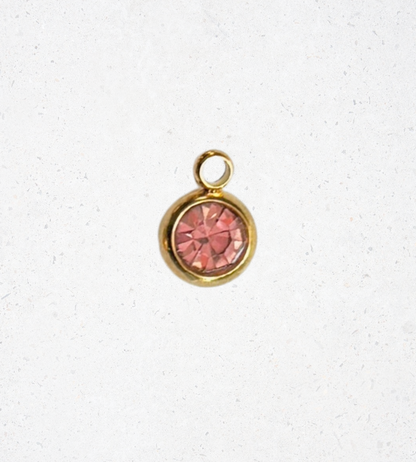 Gemstone Bezel Charm