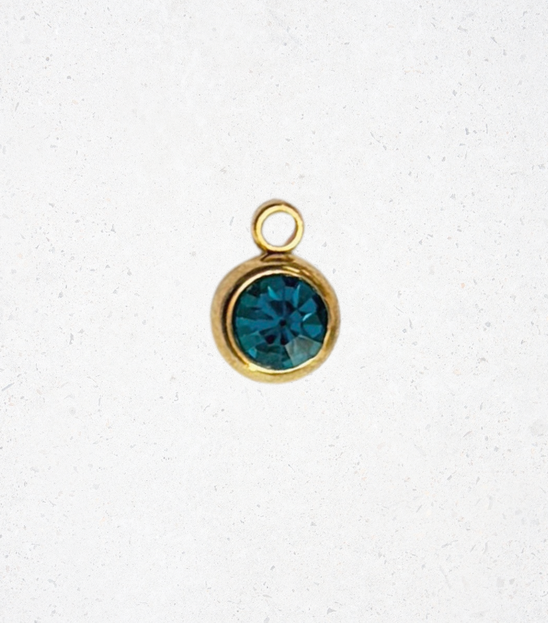 Gemstone Bezel Charm