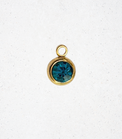 Gemstone Bezel Charm