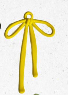 Matte Bow Charm