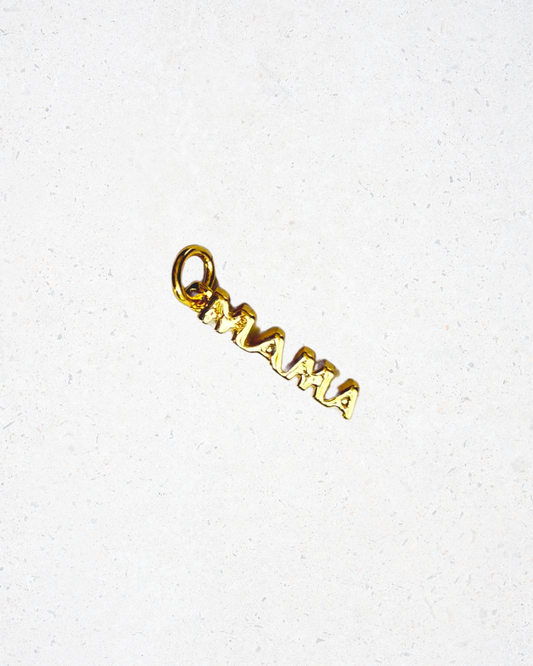 18K Gold Plated Mama Charm