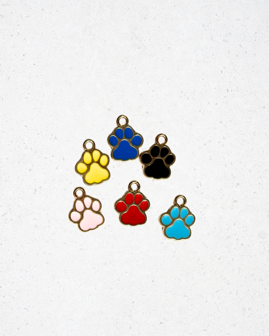 Enamel Paw Charm