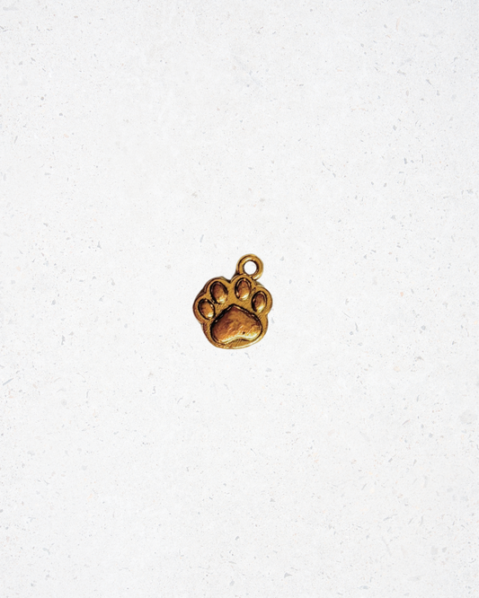 Brass Paw Charm