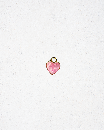 Dainty Pink Heart Charm