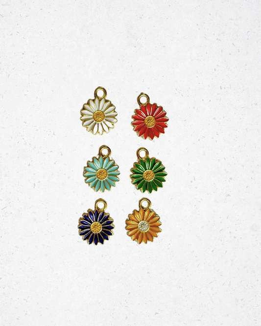 Enamel Daisy Charm 2