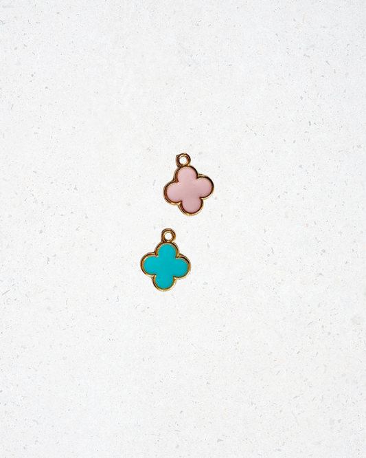 Enamel Clover Charm