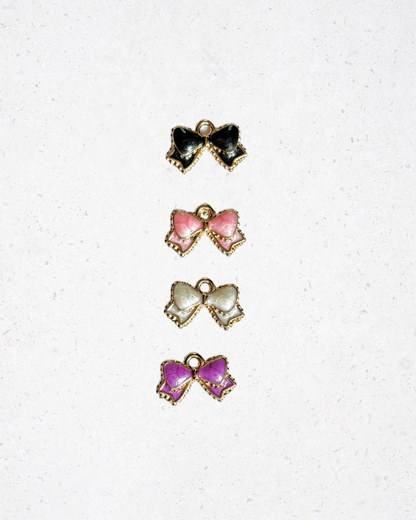 Enamel Dainty Bow Charm