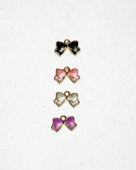 Enamel Dainty Bow Charm