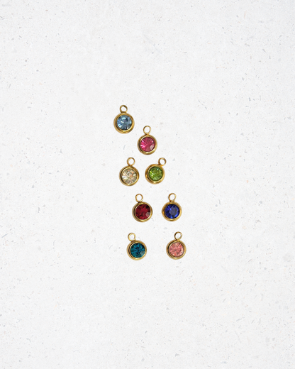 Gemstone Bezel Charm