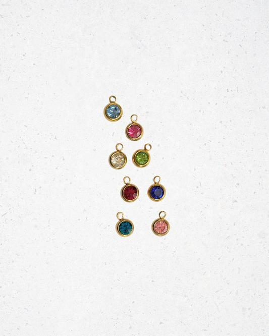 Gemstone Bezel Charm
