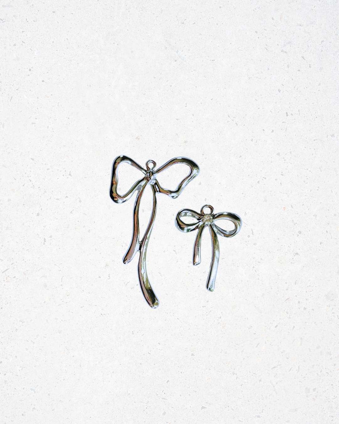 Sterling Silver Bow Charm