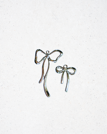 Sterling Silver Bow Charm