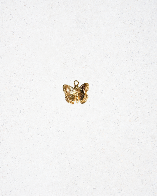 18K Gold Plated Mini Butterfly Charm