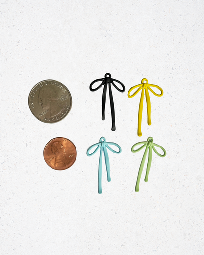 Matte Bow Charm