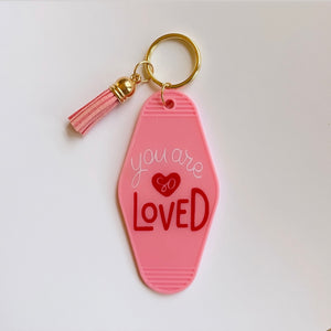 CUSTOMS by POB - You Are So Loved Keychain